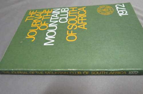 The journal of The Mountain club of South Africa 1972